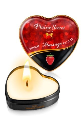 BOUGIE DE MASSAGE GOUT FRAISE 35ML Аромамасло массажное для тела Клубника, 35мл , длина 0.00см, диаметр 0.00см
