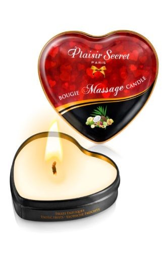 BOUGIE DE MASSAGE GOUT FRUITS EXOTIQUES 35ML Аромамасло массажное для тела Экзотические фрукты, 35мл  , длина 0.00см, диаметр 0.00см