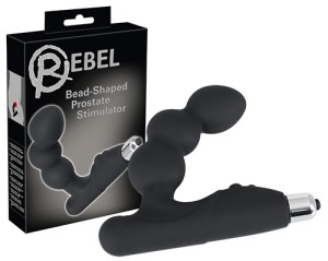 Rebel Bead-shaped Prostate Stimulator Стимулятор простаты с вибрацией , c вибрацией, длина 14.00см, диаметр 1.70см