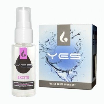 ИНТИМНЫЙ ГЕЛЬ-ЛУБРИКАНТ "YES EXCITE" с возбуждающим эффектом, 30 мл, арт. 4718 ИНТИМНЫЙ ГЕЛЬ-ЛУБРИКАНТ "YES EXCITE" с возбуждающим эффектом, 30 мл, арт. 4718