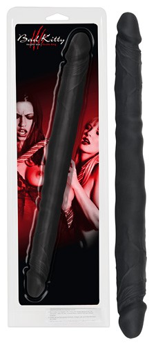 Фаллоимитатор двухголовый Double Dong Black , длина 40.00см, диаметр 4.00см
