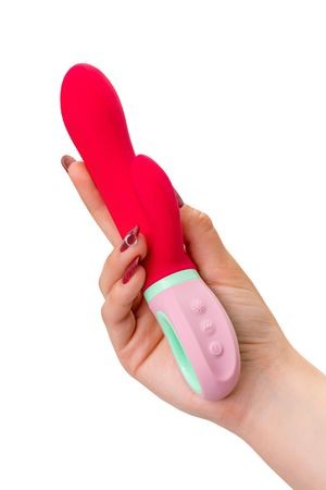 Вибратор с клиторальным стимулятором Flovetta PETUNIA