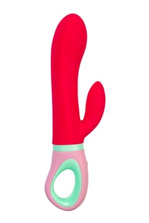 Вибратор с клиторальным стимулятором Flovetta PETUNIA