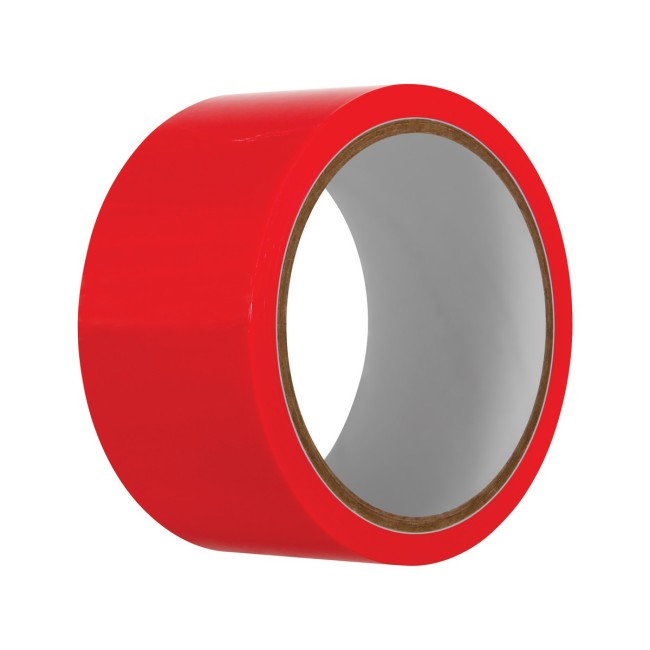 BONDAGE TAPE - RED Самоклеящаяся лента для связывания, красная , длина 1950.00см, диаметр 0.00см