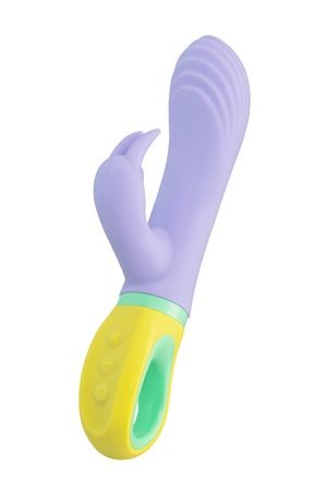 Вибратор для точки G с клиторальной стимуляцией, Flovetta WISTERIA