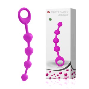 "Beeds анальная цепочка из шариков , длина 20.00см, диаметр 2.50см"