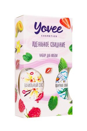 Набор гелей-смазок Yovee для любви (721011+721053), вкусовой (ваниль. сливки) + увл (алоэ), 2х100мл