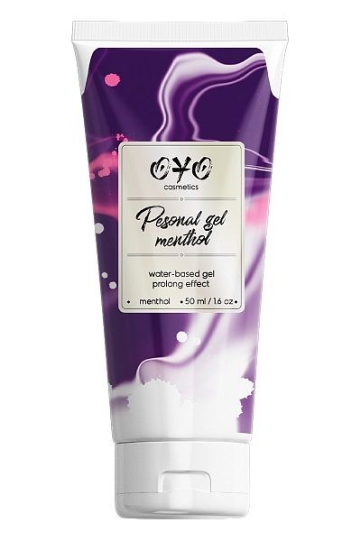 Гель с продлевающим эффектом на водной основе OYO PERSONAL GEL MENTOL, 50 мл. Гель с продлевающим эффектом на водной основе OYO PERSONAL GEL MENTOL, 50 мл.