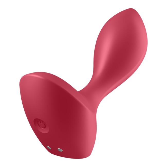Анальная вибровтулка Satisfyer Backdoor Lover, красная, 11,2 см