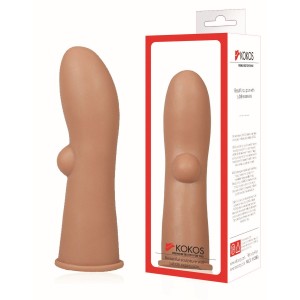 Насадка на фаллос с имитацией пирсинга размер M, EXTREME SLEEVE , длина 14.50см, диаметр 4.30см