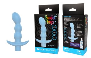 ВИБРОМАССАЖЁР L 110 мм D 29x31 мм, цвет голубой арт. ST-40188-12