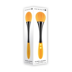 SUNFLOWER Мощный двусторонний вибратор , c вибрацией, длина 20.00см, диаметр 0.00см