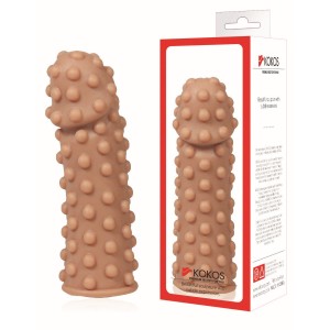 Насадка на фаллос с бугорками по поверхности размер M, EXTREME SLEEVE ES.002 , длина 14.70см, диаметр 4.30см