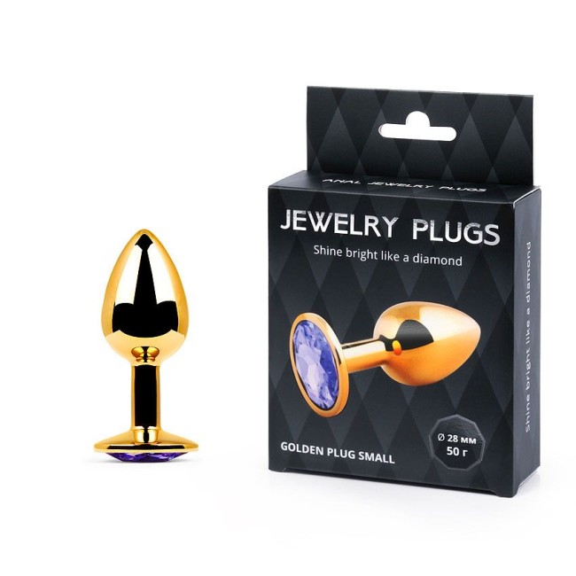 GOLDEN PLUG SMALL (втулка анальная) цвет кристалла светло-филетовый, L 72 мм, D 28 мм, вес 50 г арт. GS-15 GOLDEN PLUG SMALL (втулка анальная) цвет кристалла светло-филетовый, L 72 мм, D 28 мм, вес 50 г арт. GS-15