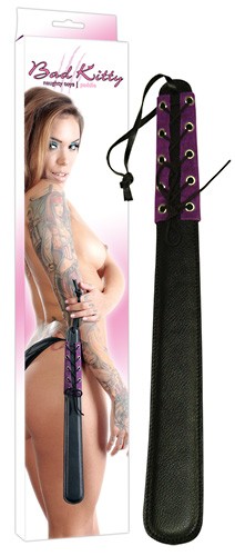 Шлепалка хлопушка двойная в оплетке Paddel , длина 42.00см, диаметр 0.00см