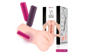 Tattoo Auto, мастурбатор вагина с вибрацией , c вибрацией, длина 17.00см, диаметр 6.00см