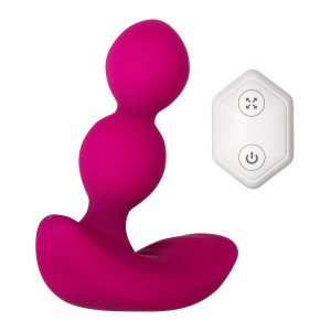 Zero Tolerance BUBBLE BUTT Анальные шарики с вибрацией, надувом  и пультом ДУ , c вибрацией, длина 12.30см, диаметр 3.20см