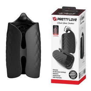 "Мастурбатор со вибростимуляцией головки Black Glans Trainer , c вибрацией, длина 9.50см, диаметр 0.00см"