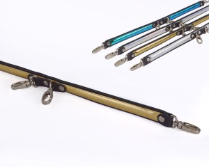 Распорка с голографической вставкой золото , длина 45.00см, диаметр 0.00см