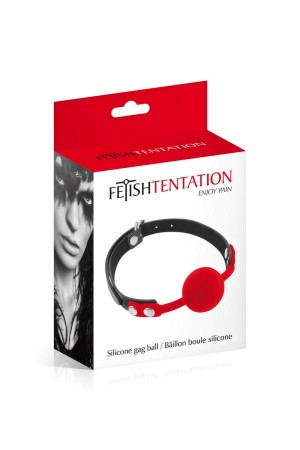 FETISH TENTATION Кляп, красный , длина 0.00см, диаметр 4.00см