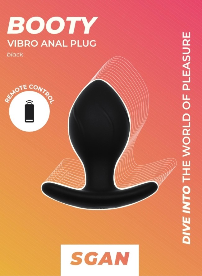 Анальная пробка “BOOTY” с вибрацией от SGAN