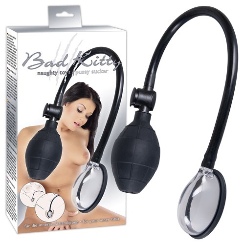Помпа женская вакуумная для половых губ Bad Kitty Pussy Sucker Mini , длина 0.00см, диаметр 0.00см
