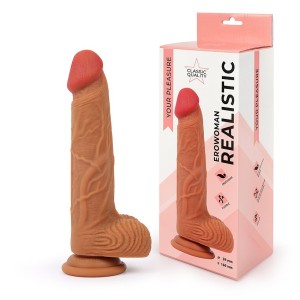 ФАЛЛОИМИТАТОР L рабочей части 160 мм D 39 мм, цвет телесный, силикон арт. ER-30050