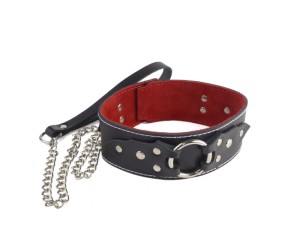 Кожаный ошейник с велюровой подкладкой , длина 80.00см, диаметр 0.00см