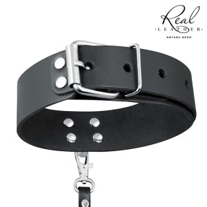 ОШЕЙНИК кожа, цвет чёрный арт. NTB-80705