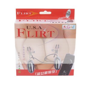 "Виброзажимы на соски с пультом управления FLIRT , c вибрацией, длина 5.20см, диаметр 2.70см"