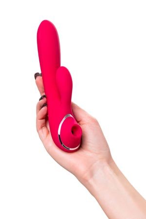 Вибратор c клиторальной и вакуумной стимуляциями JOS Doobl.