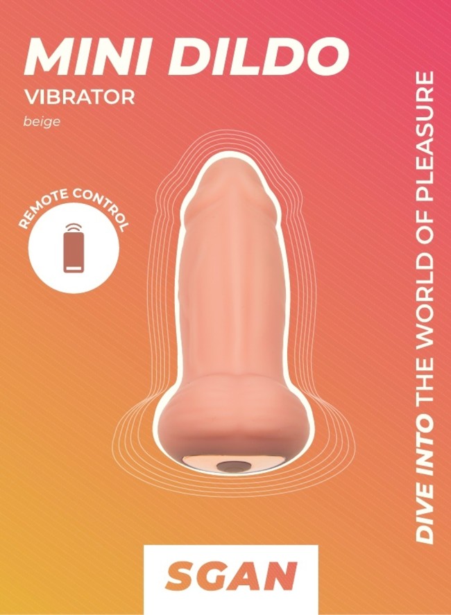 Вибраторы "Mini Dildo” разных цветов c 10 режимами вибрации