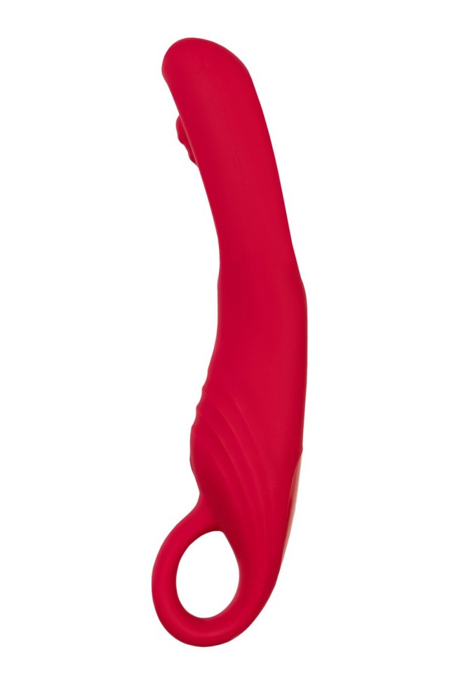 Стимулятор с двигающимся язычком Flovetta BEGONIA, силикон, розовый, 18,5 см