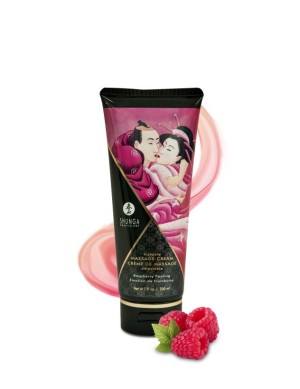 Массажный крем для тела Малиновое чувство серии Необыкновенные поцелуи, 200 мл.